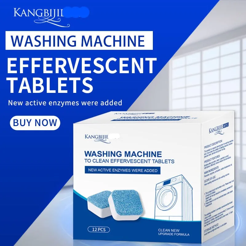 Washing Machine Cleaner Descaler 12 Pack/box