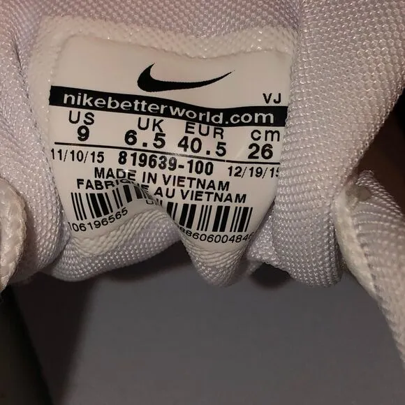 Womens NIKE AIR MAX THEA TXT White Trainers Sneakers Sz 9