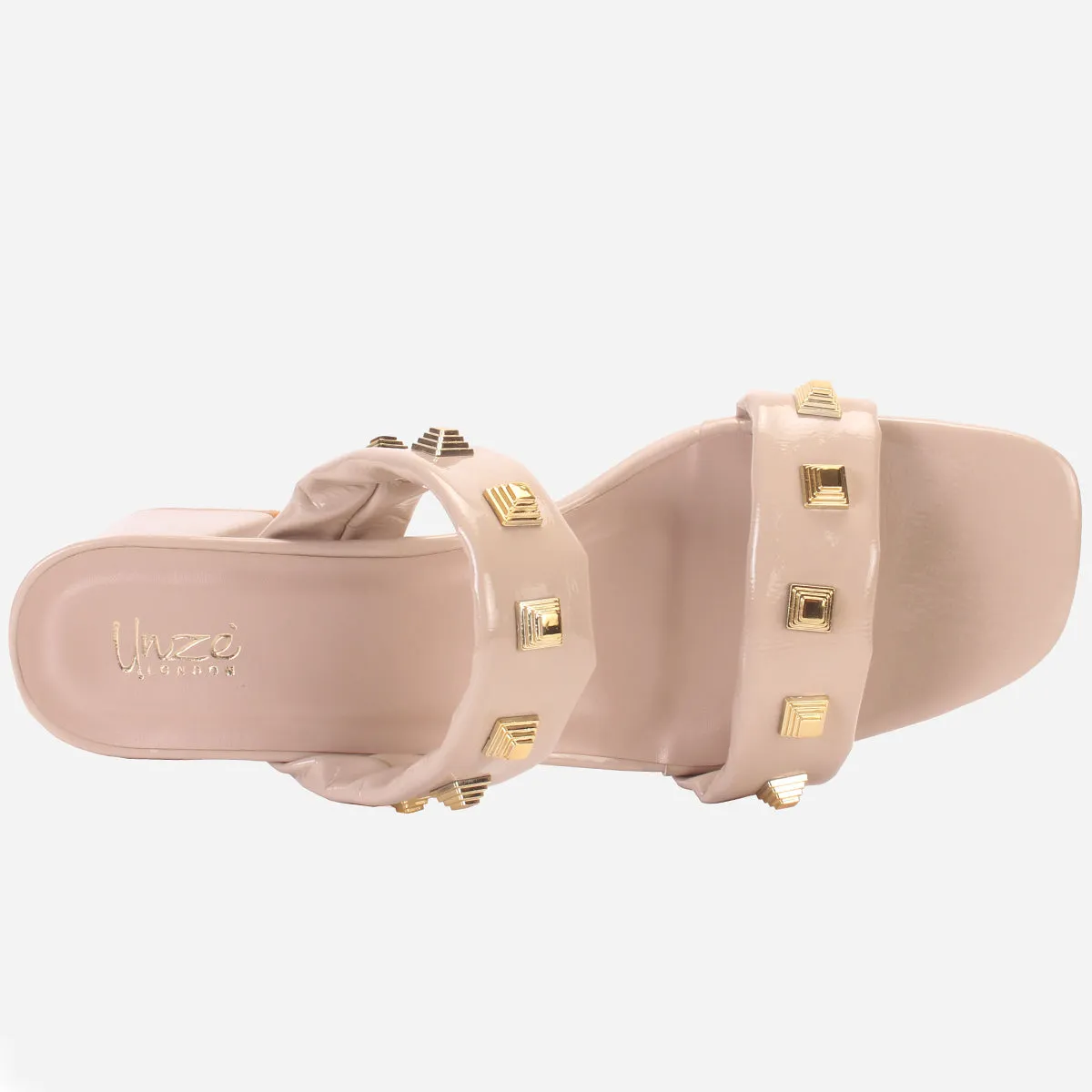 Womens "GALA"Fancy Stud Detailing Sandals