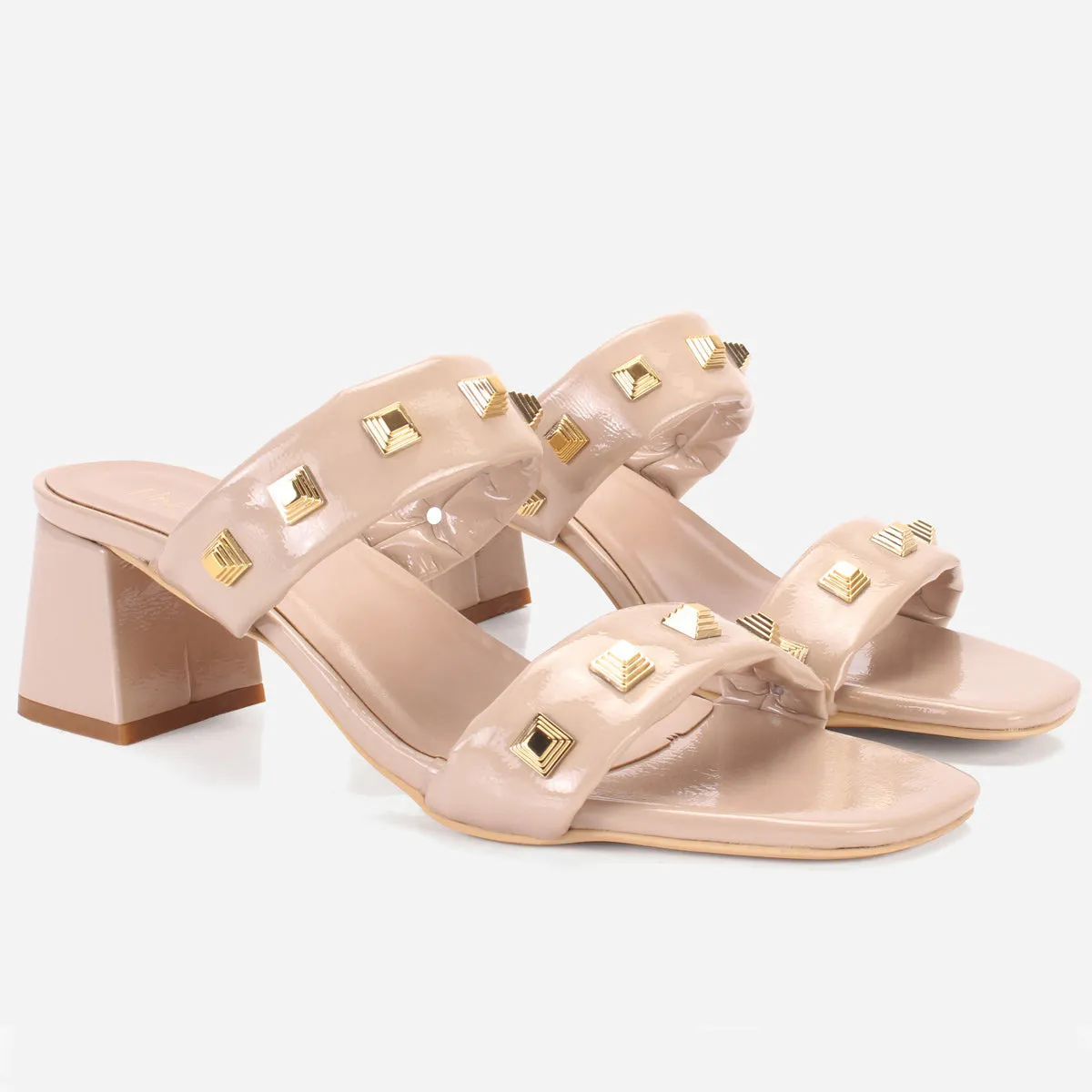 Womens "GALA"Fancy Stud Detailing Sandals