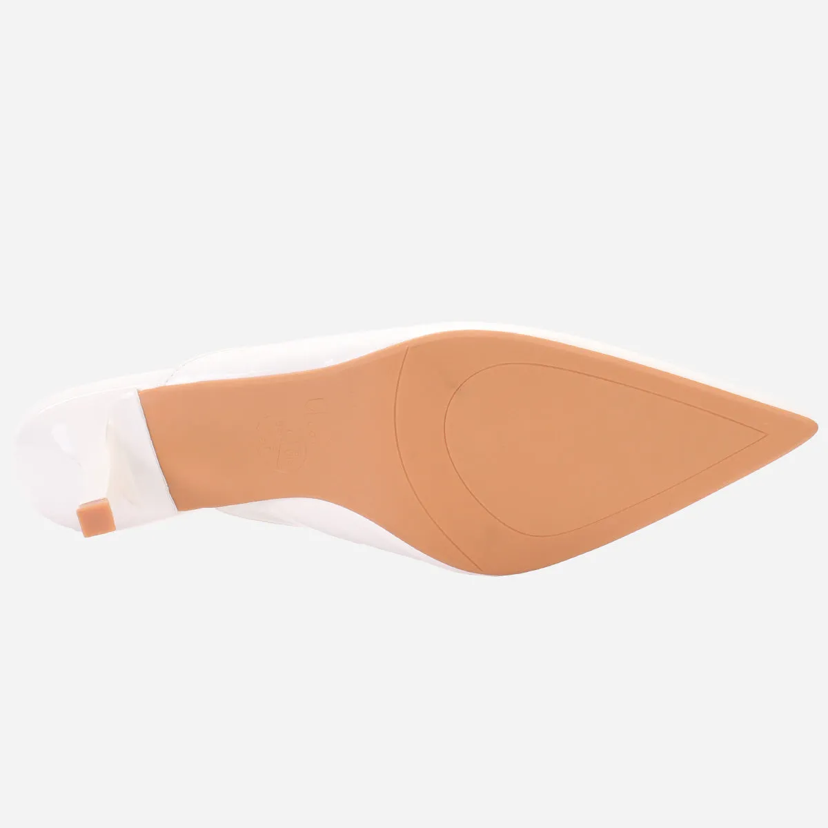 Womens "KIMARA" Pointed Toe Slide In Heeled Sandals