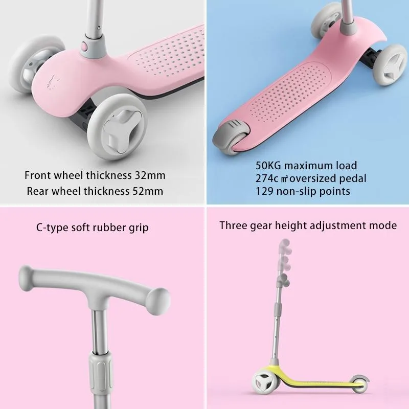 Xiaomi Mi Mitu Kids Kick Scooter with Wheel Light