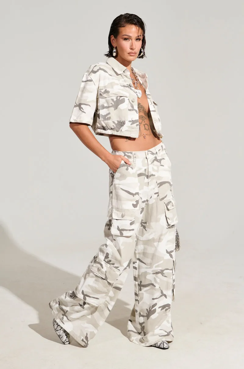 YOUR UP NEXT CAMO CARGO PANT