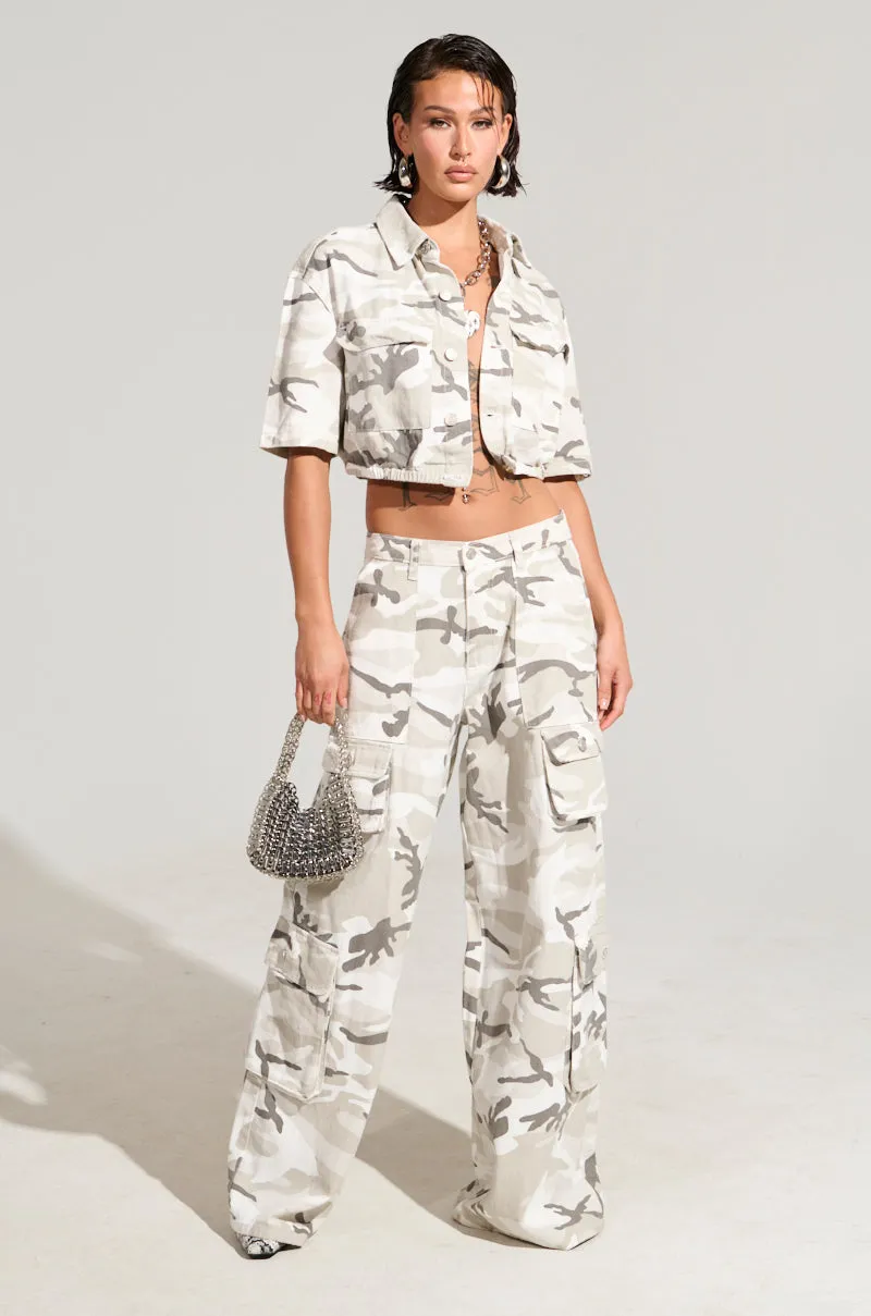YOUR UP NEXT CAMO CARGO PANT